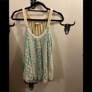 Lace tank top